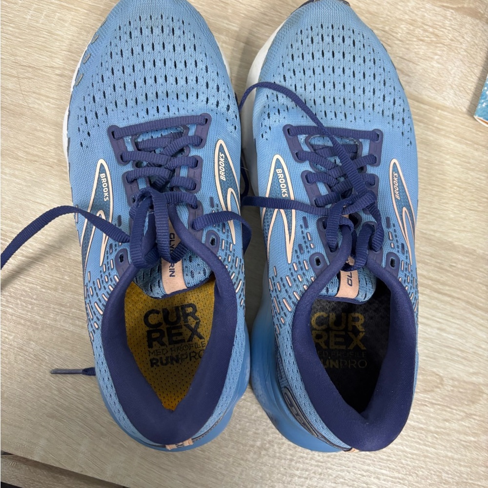 Brooks Light Blue Athletic Sneakers